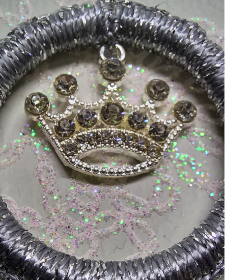 Háčkované  dizajnové náušnice "Umenie kreativity"